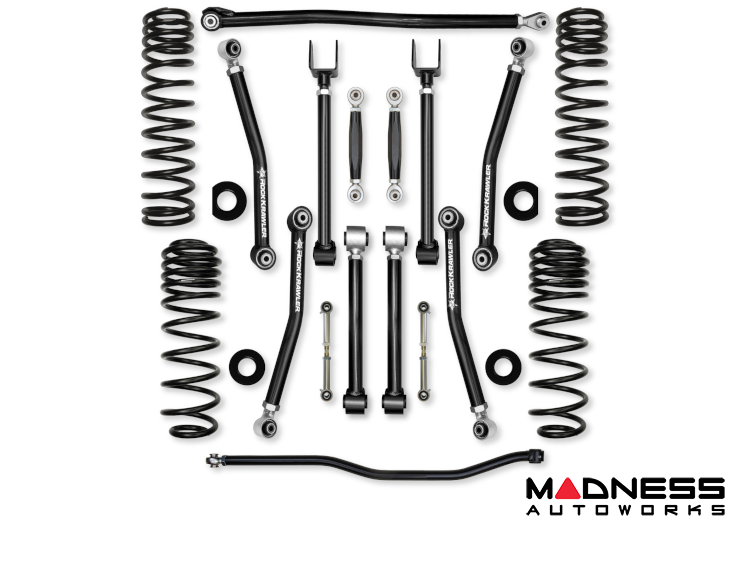 Jeep Wrangler JL Lift Kit - Rock Krawler - 4.5in - Adventure X (No Limits) - 4XE - 2021+